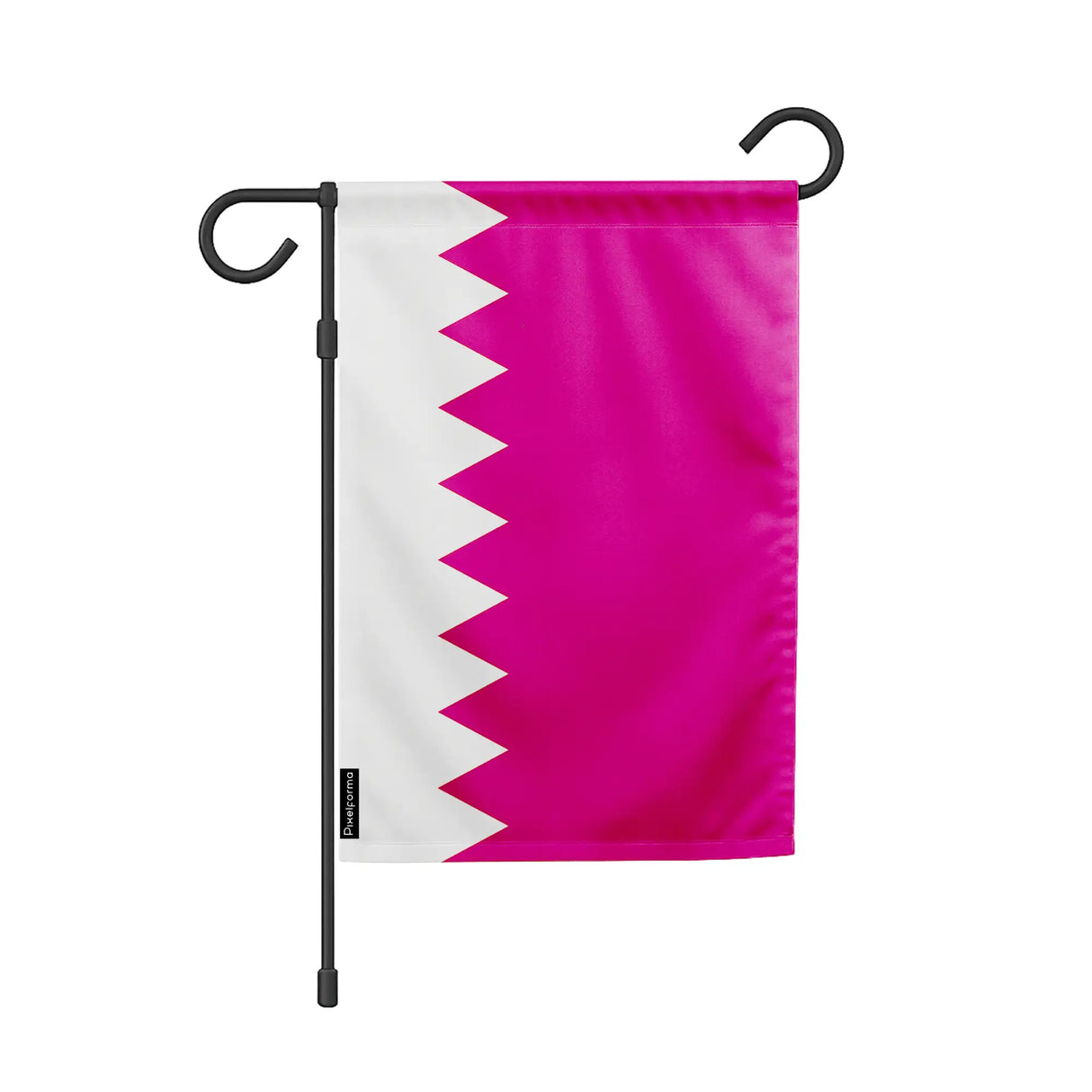 Drapeau de jardin qatar polyester couleurs vibrantes