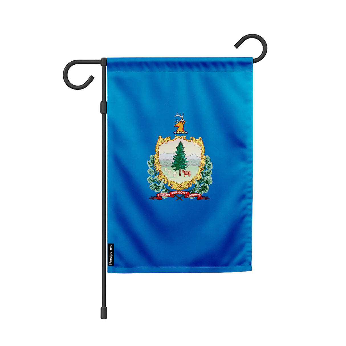 Drapeau de jardin vermont polyester résistant horizontal