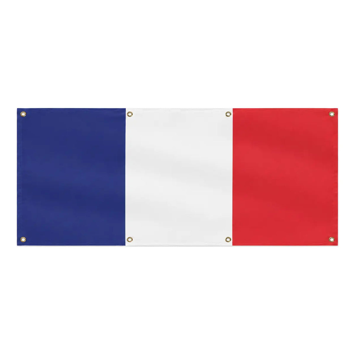 Drapeau france polyester résistant œillets usage extérieur