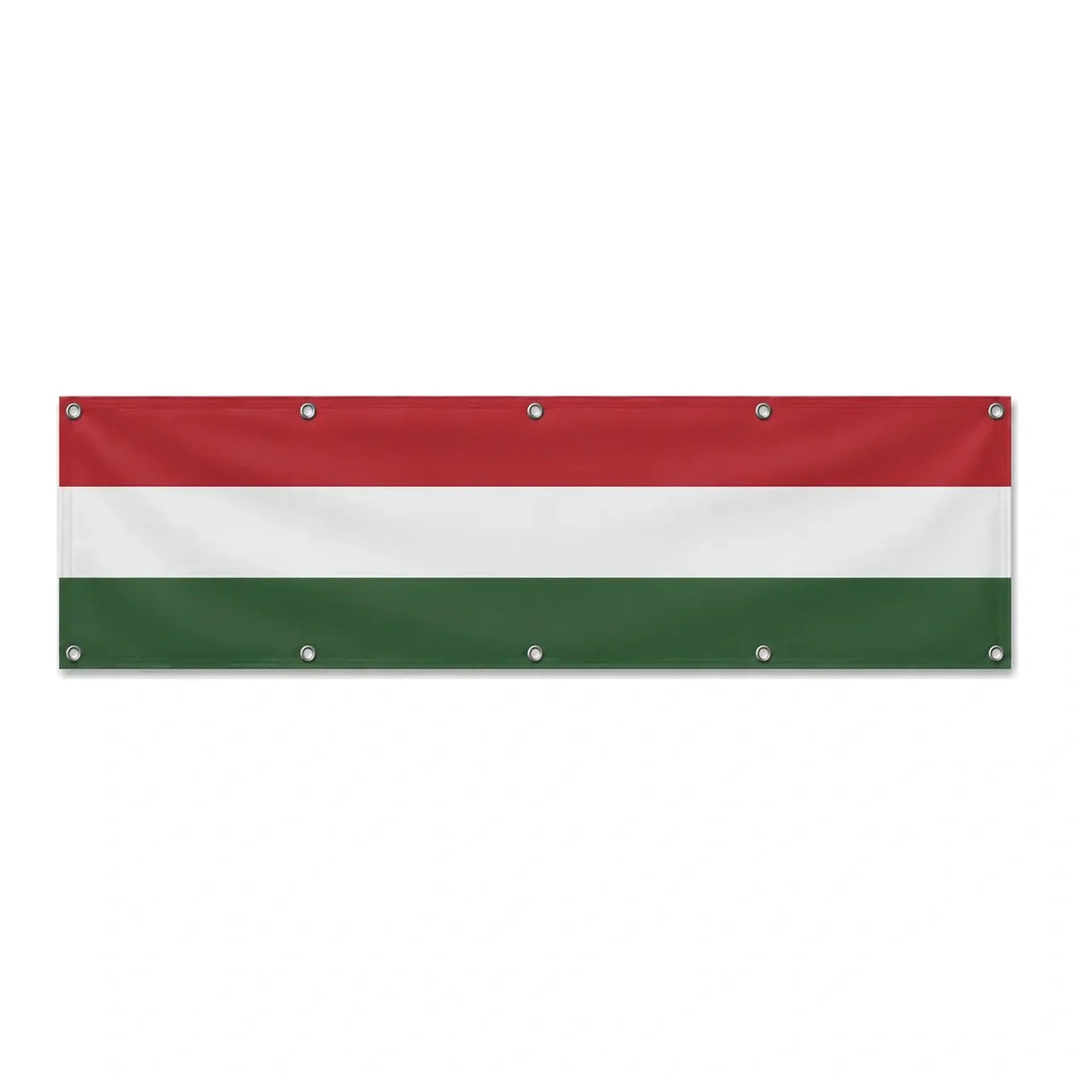 Drapeau de la Hongrie grand format XL en polyester avec dix œillets