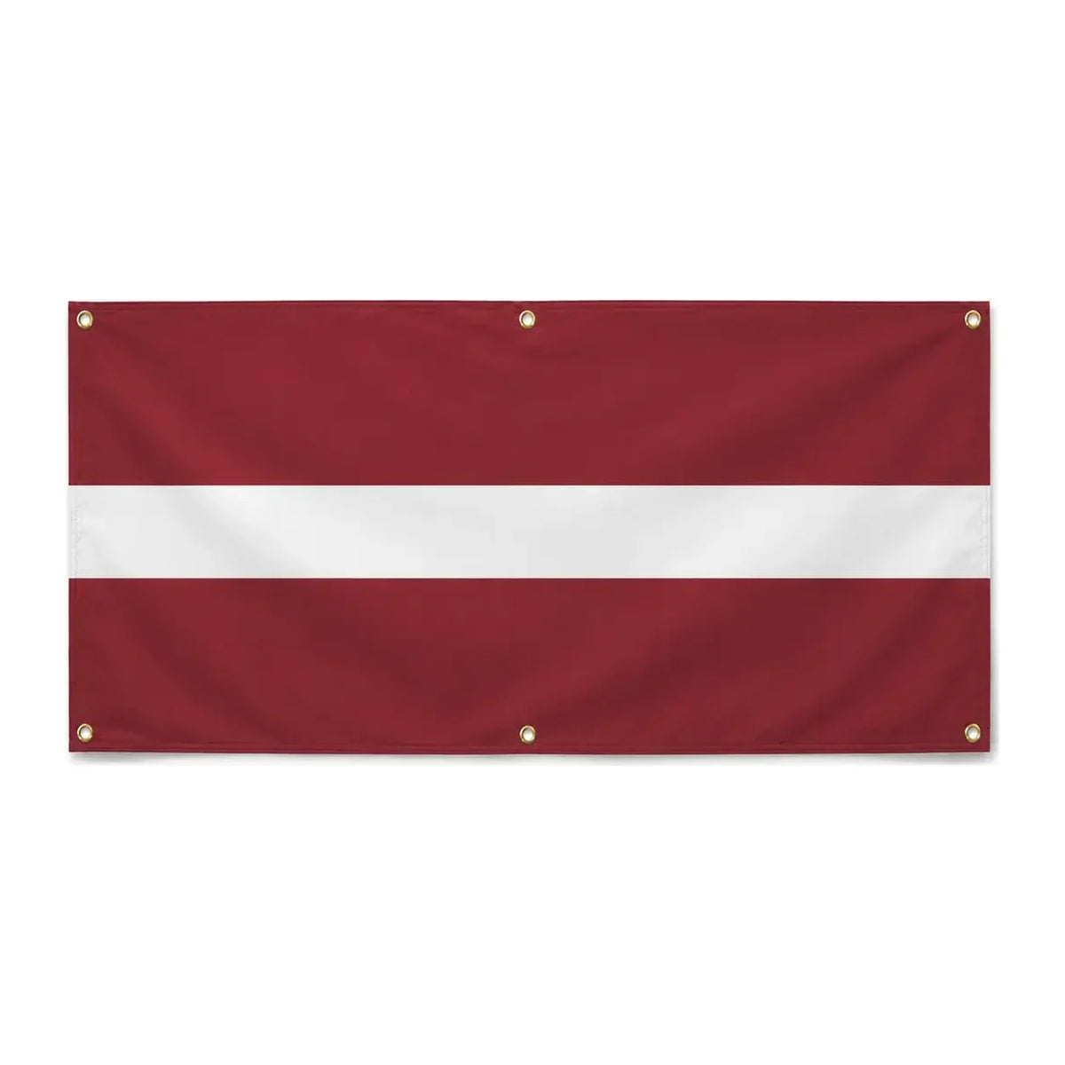 Drapeau lettonie polyester résistant usage extérieur durable