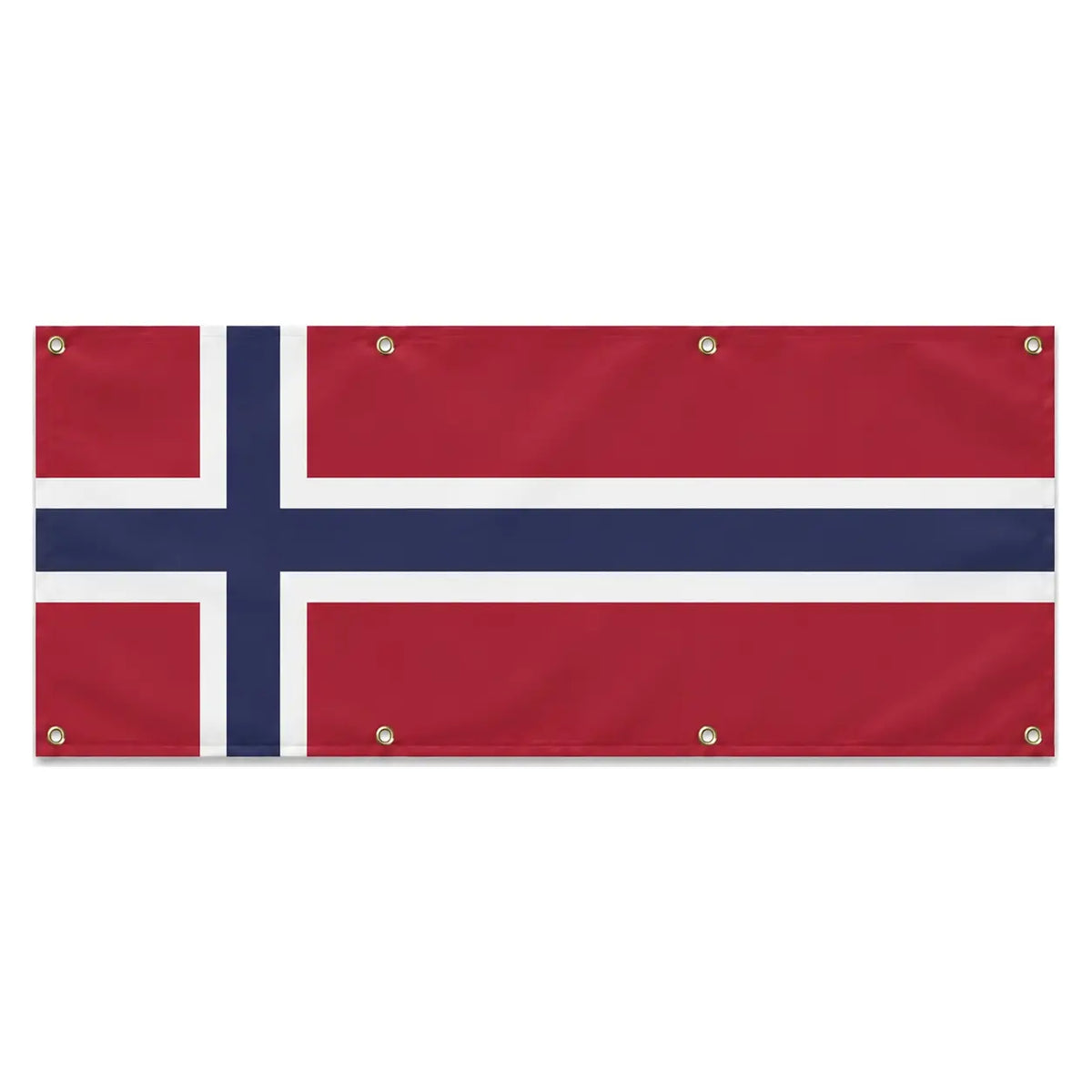 Drapeau norvège polyester résistant usage extérieur intensif