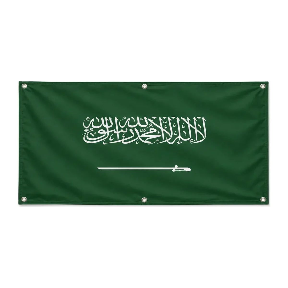 Drapeau arabie saoudite polyester résistant aux intempéries