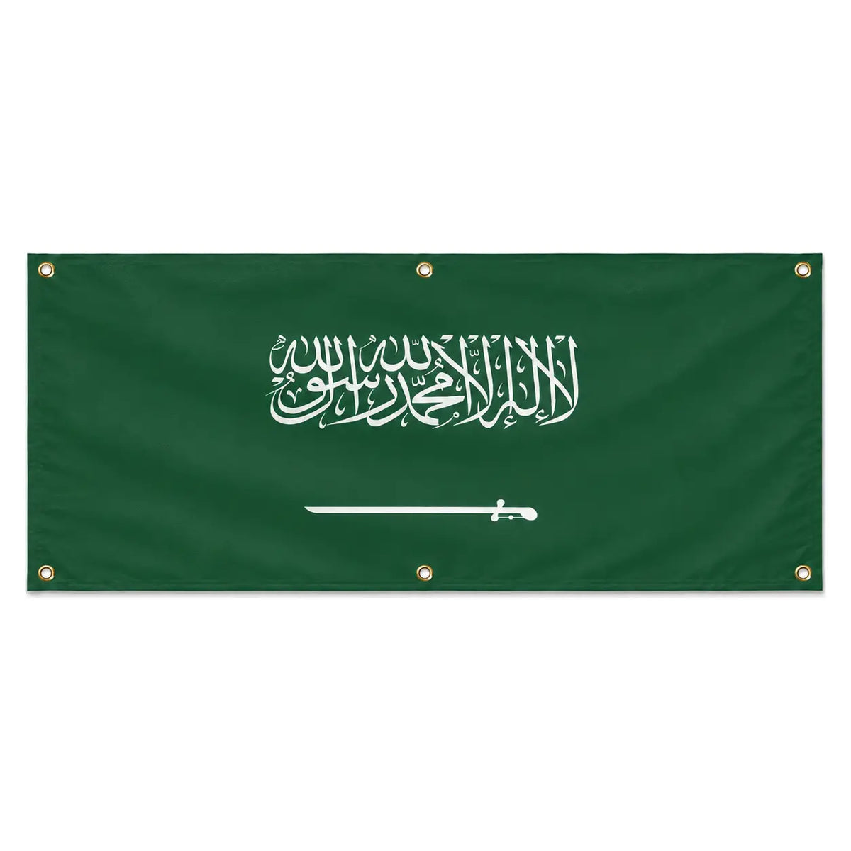 Drapeau arabie saoudite polyester résistant aux intempéries