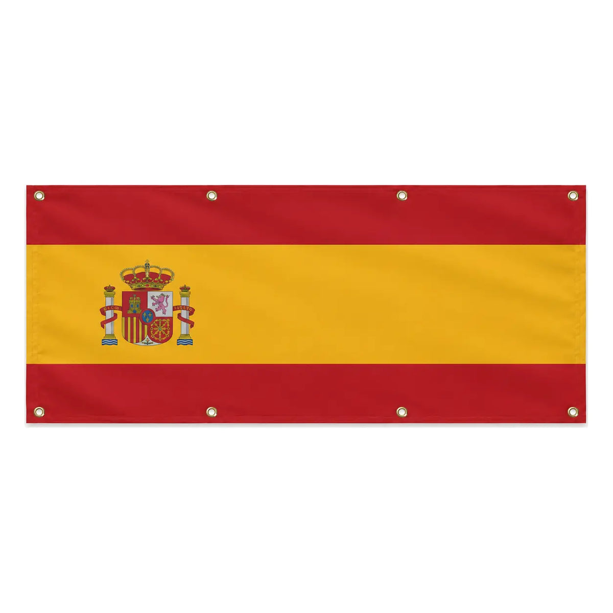 Drapeau espagne polyester résistant pour usage extérieur