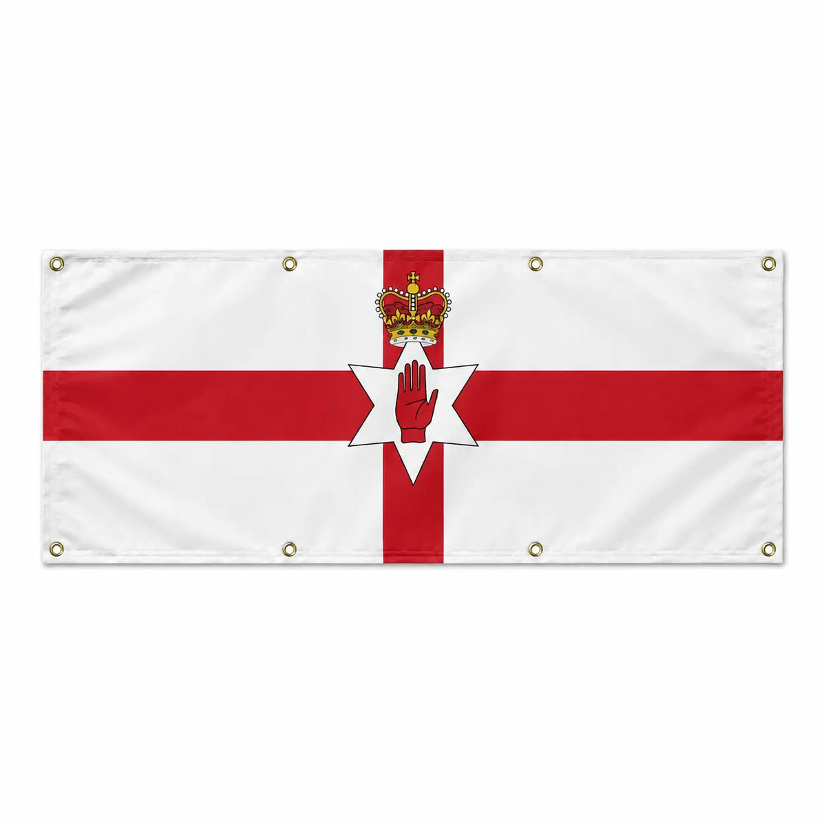 Drapeau irlande du nord en polyester résistant œillets