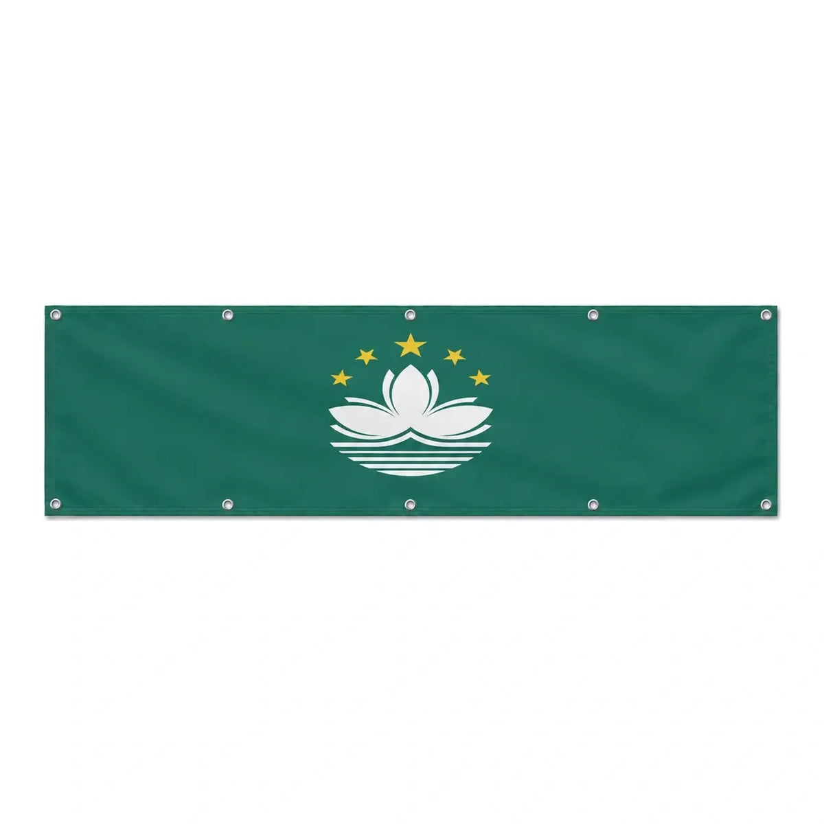 Drapeau de Macao grand format XL en polyester avec dix œillets