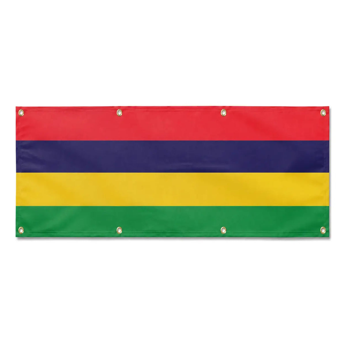 Drapeau île maurice en polyester résistant aux intempéries