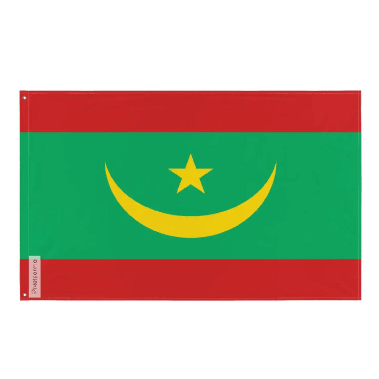 Drapeau de mauritanie polyester résistant plusieurs modèles