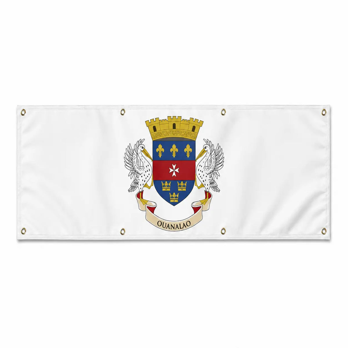 Drapeau saint-barthélemy polyester résistant aux intempéries