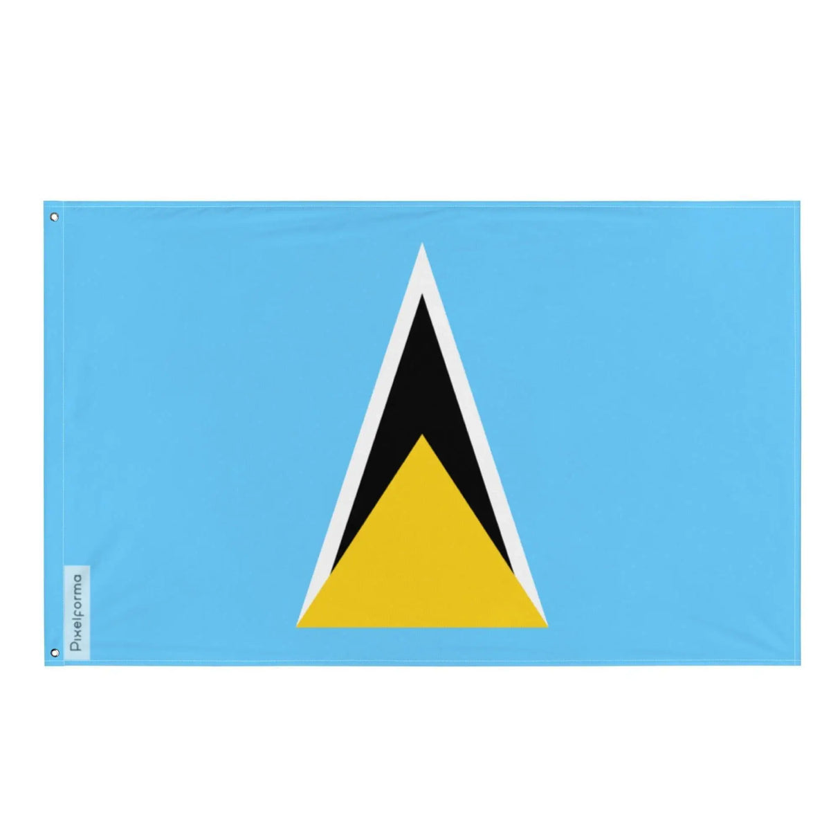 Drapeau de sainte-lucie polyester résistant plusieurs modèles