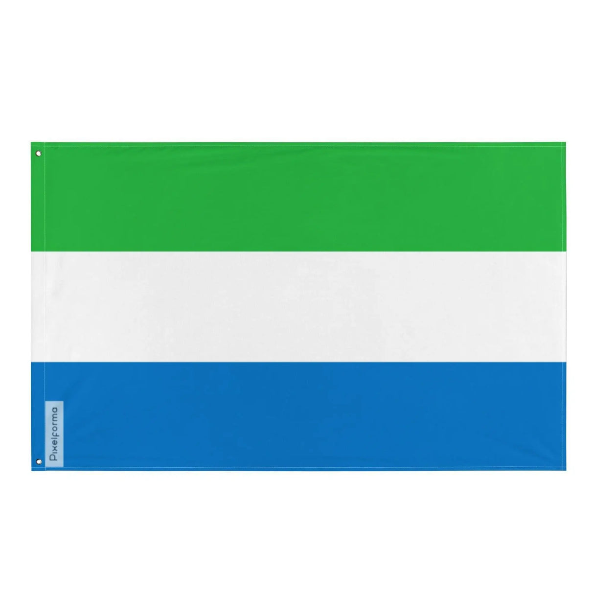 Drapeau de sierra leone polyester résistant plusieurs modèles