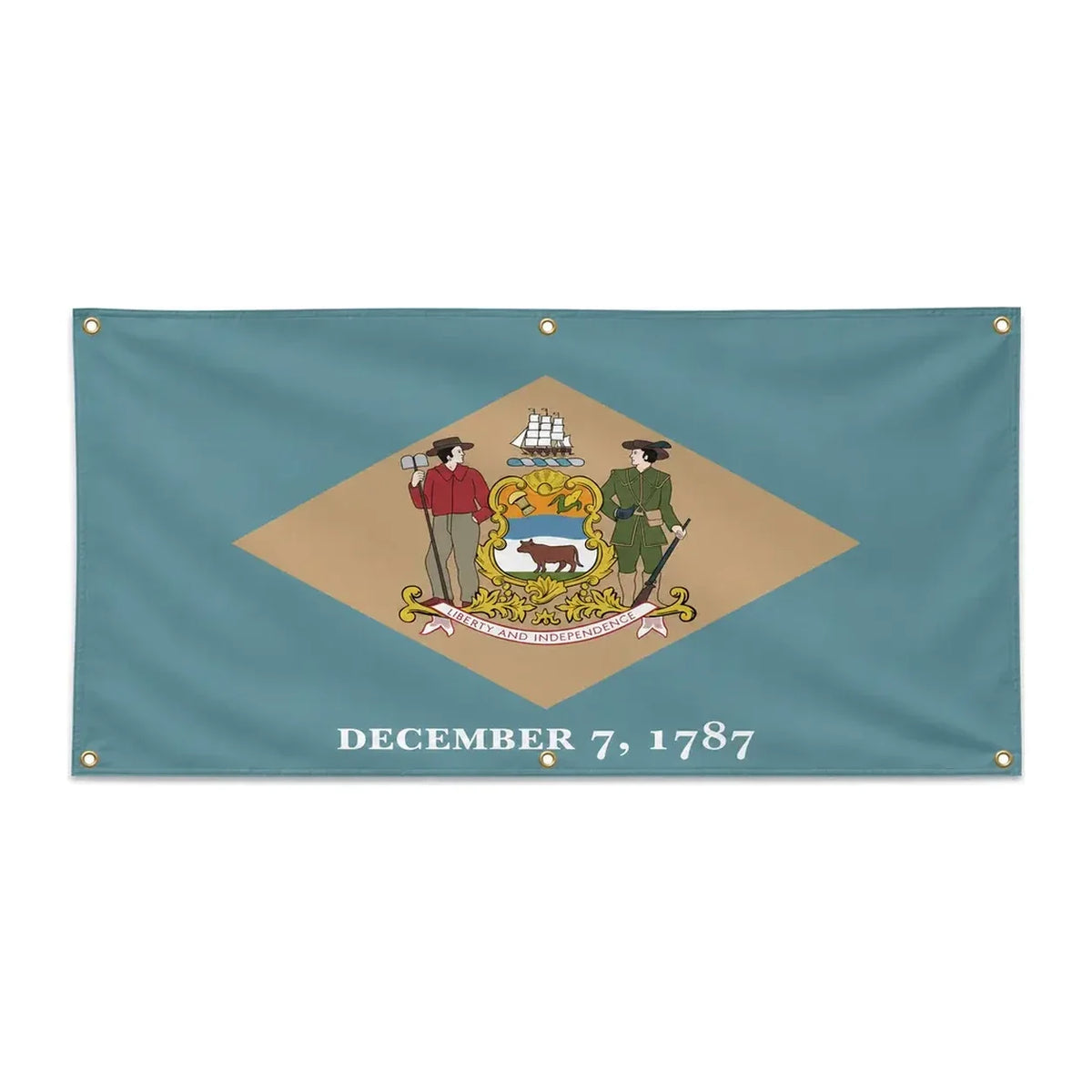 Drapeau delaware polyester résistant aux intempéries