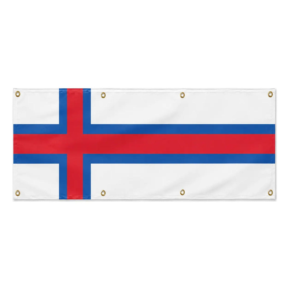 Drapeau îles féroé polyester résistant aux intempéries