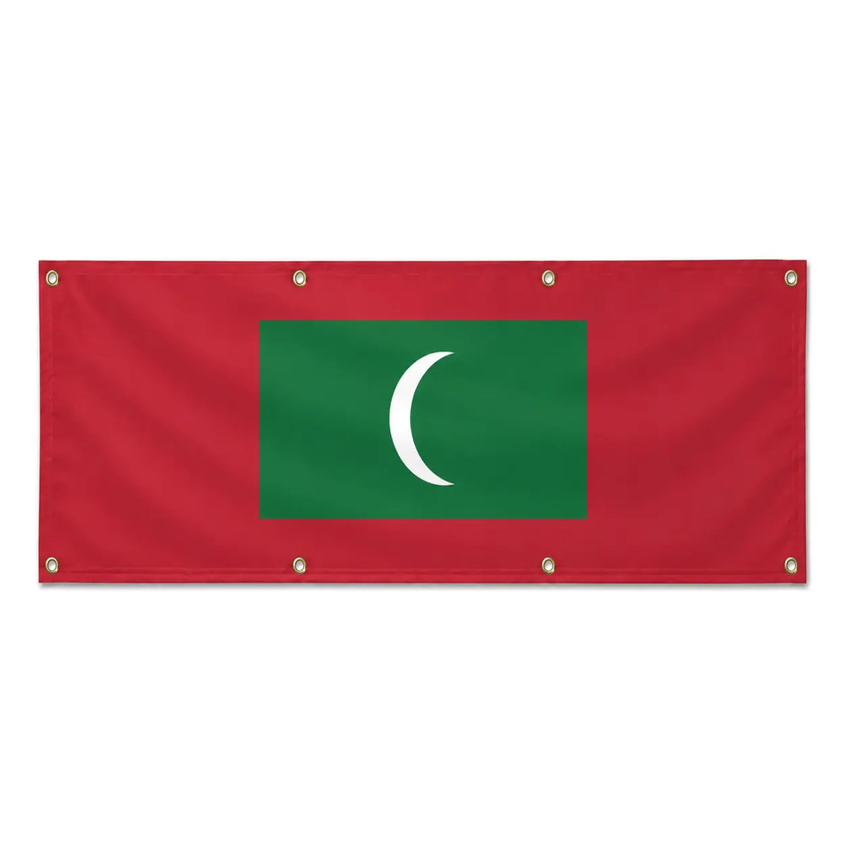 Drapeau maldives polyester résistant pour usage extérieur