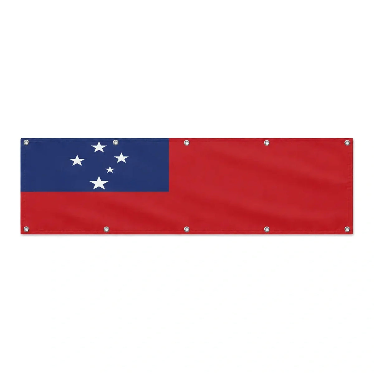 Drapeau des Samoa grand format XL en polyester avec dix œillets
