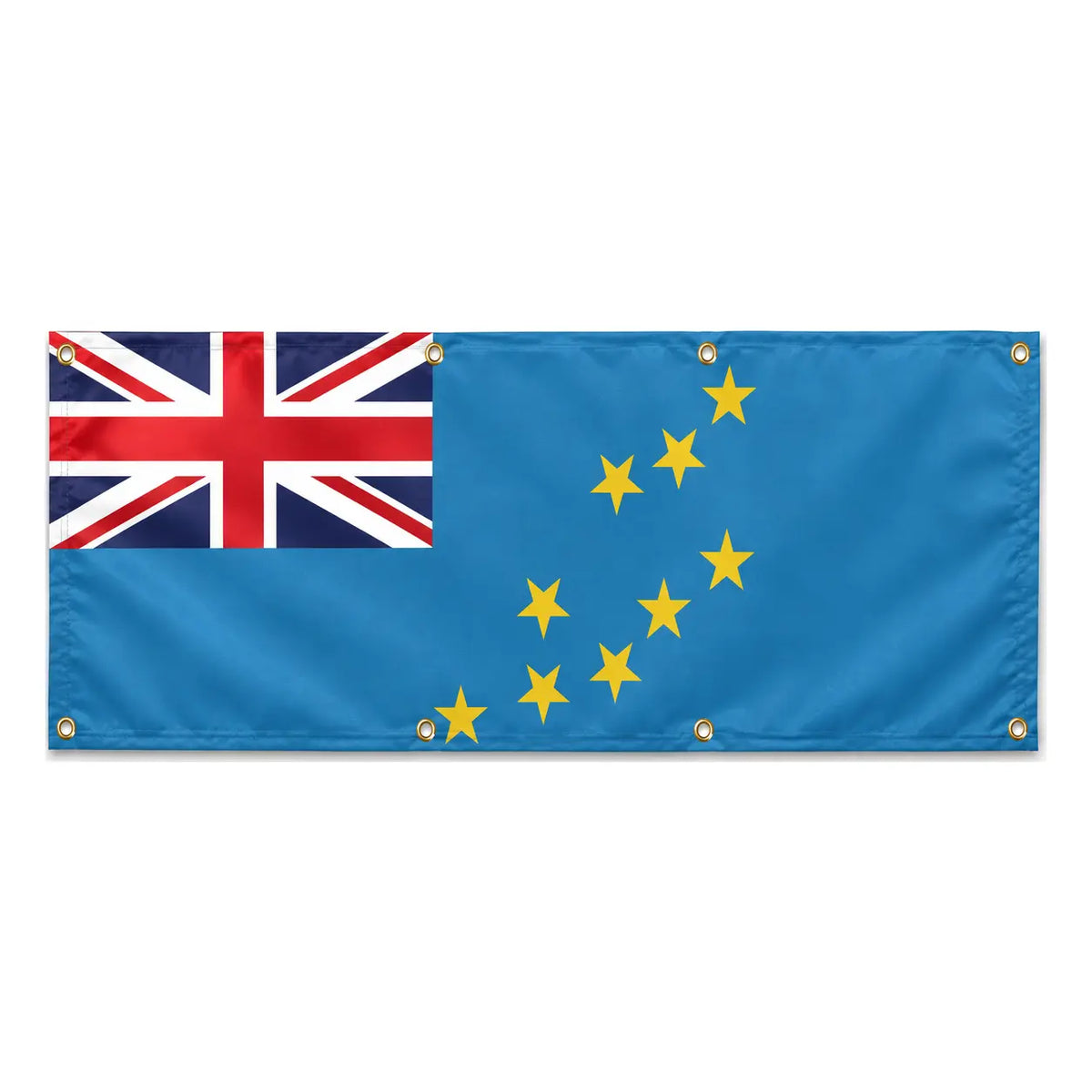 Drapeau tuvalu polyester résistant avec œillets renforcés