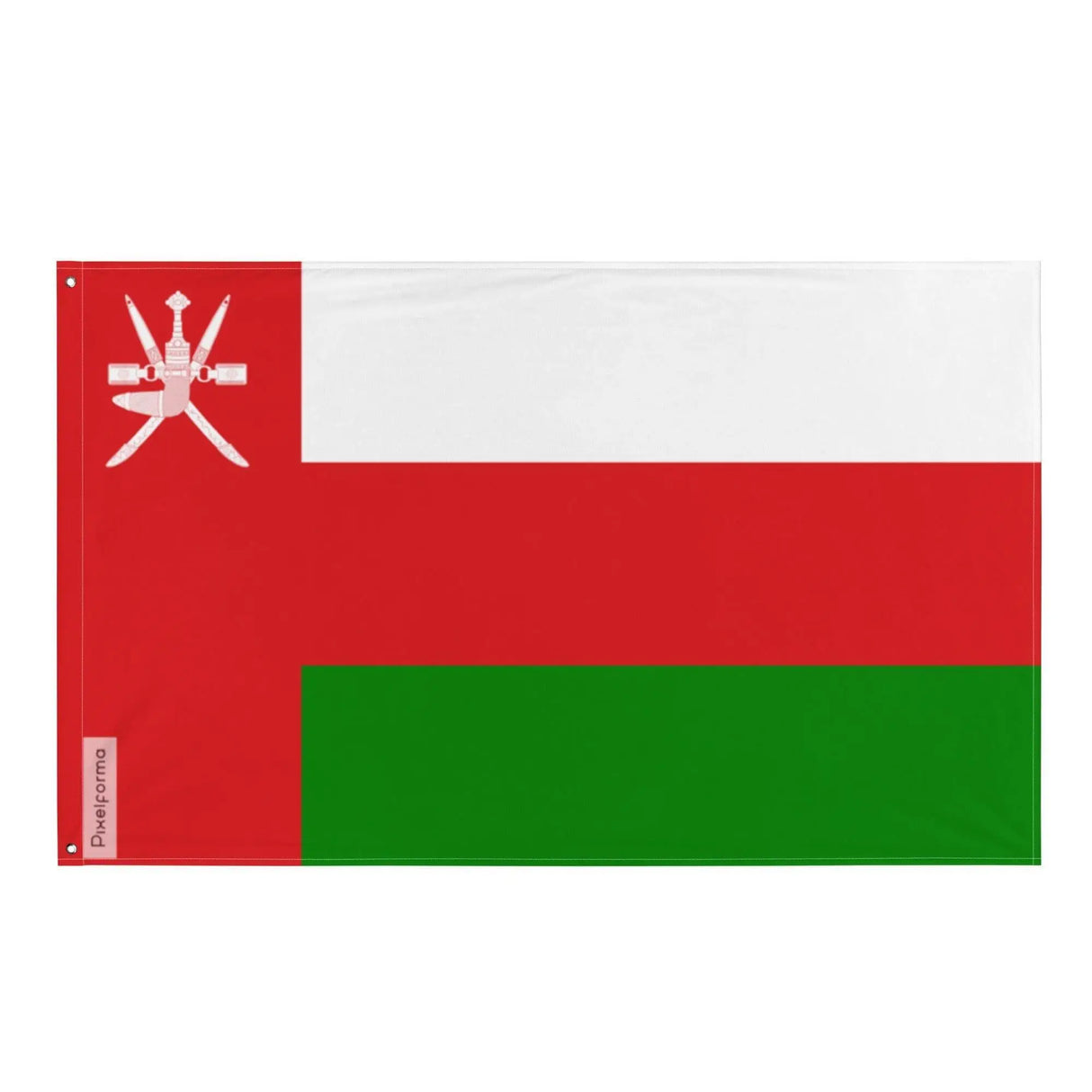 Drapeau d’oman polyester résistant plusieurs modèles