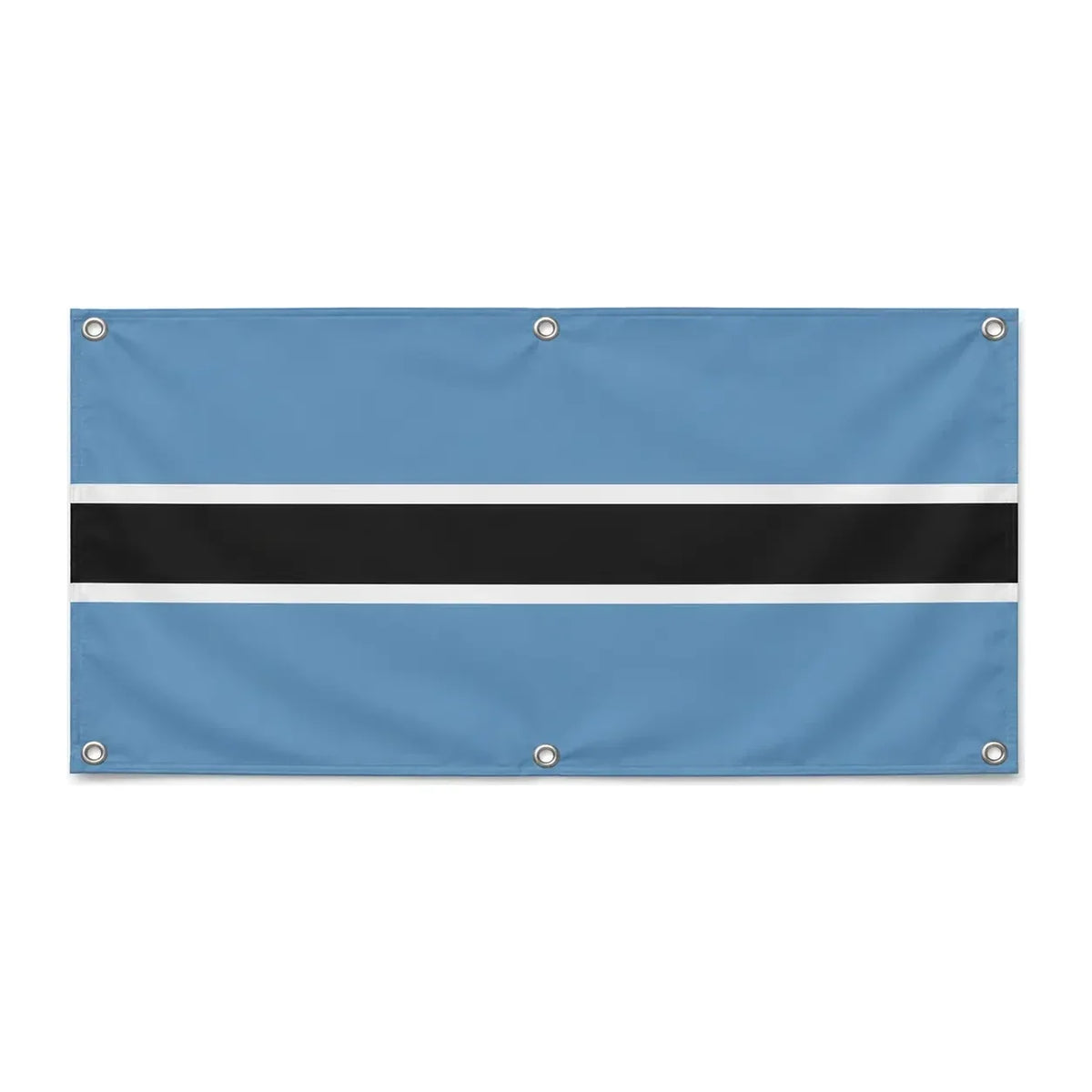Drapeau botswana polyester résistant usage extérieur intensif