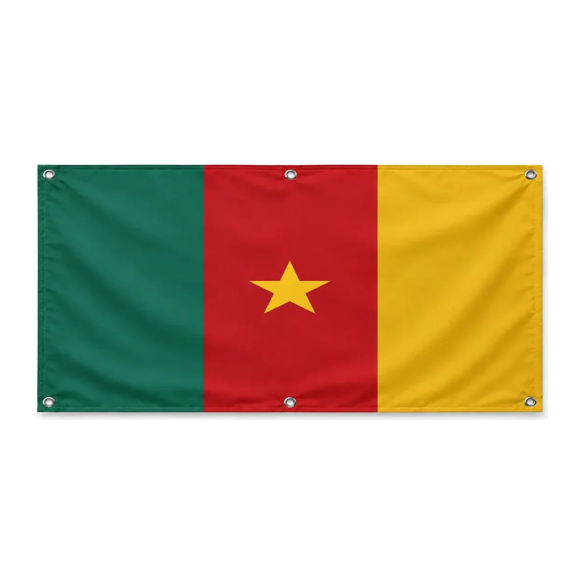 Drapeau cameroun polyester résistant aux intempéries