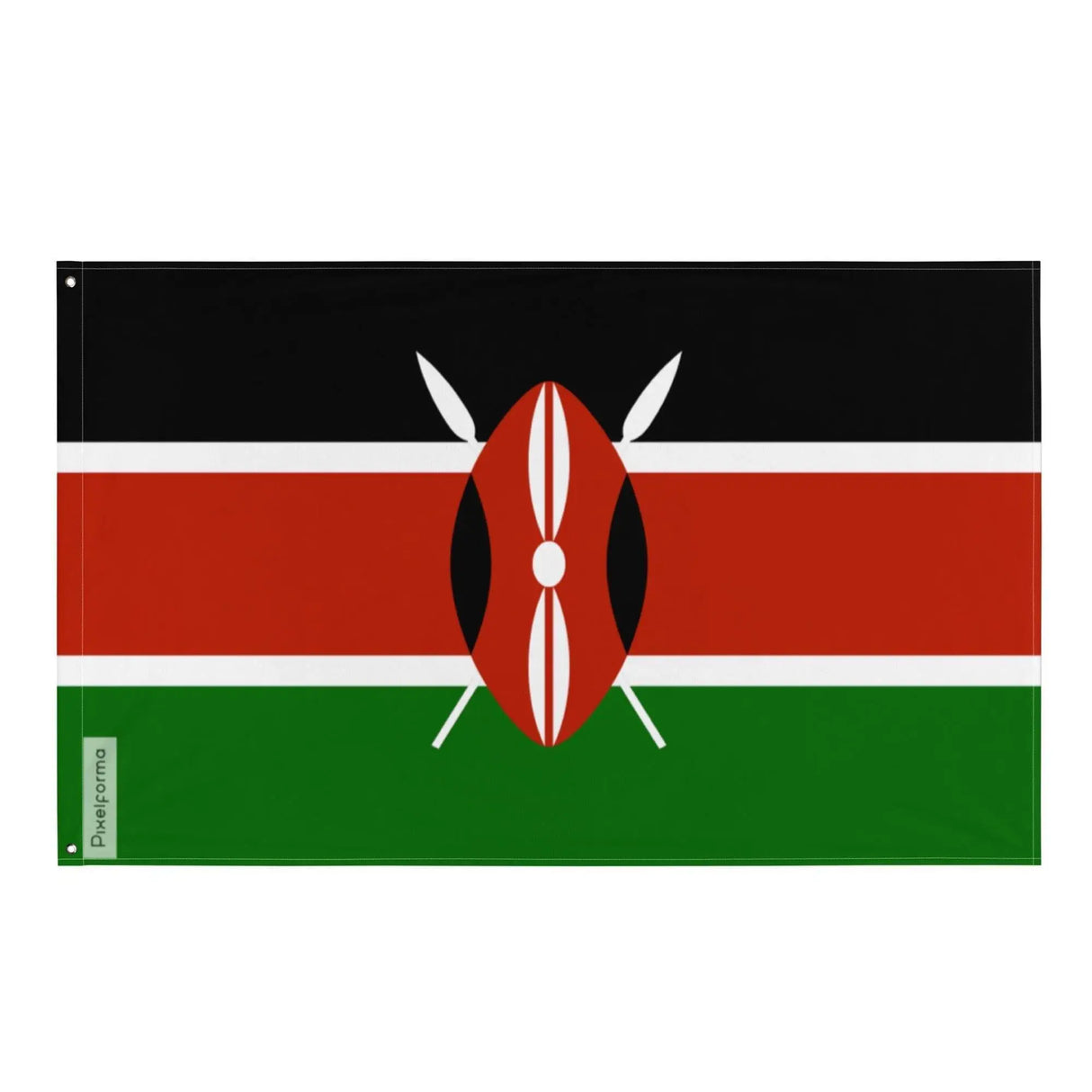 Drapeau du kenya polyester résistant plusieurs modèles