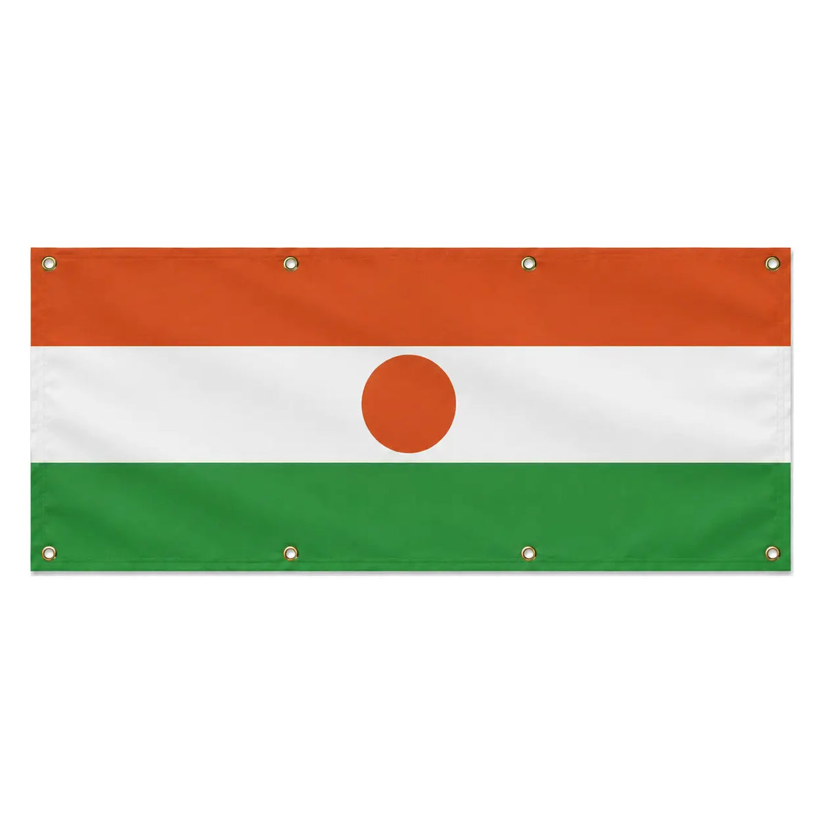 Drapeau niger polyester résistant pour usage extérieur