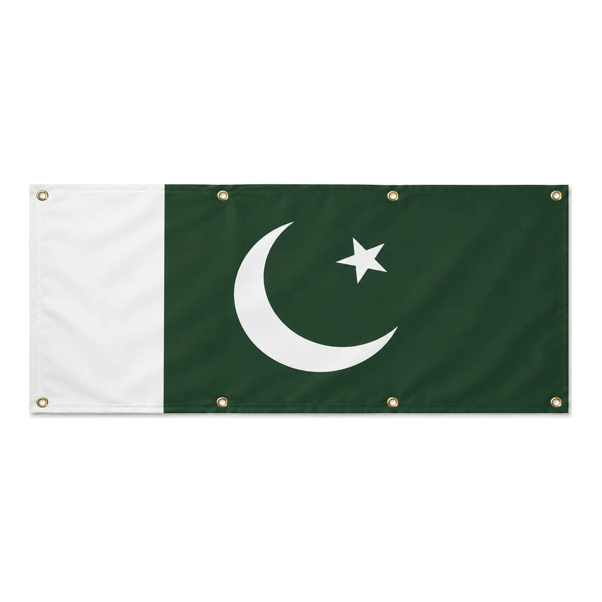 Drapeau pakistan polyester résistant usage extérieur intensif