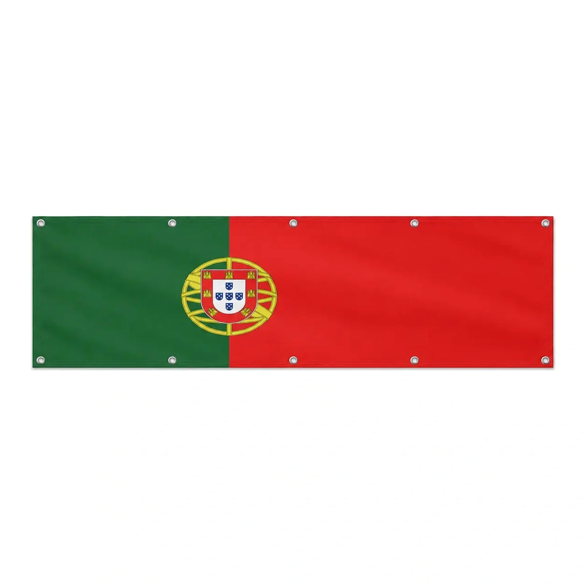 Drapeau du Portugal grand format XL en polyester avec dix œillets