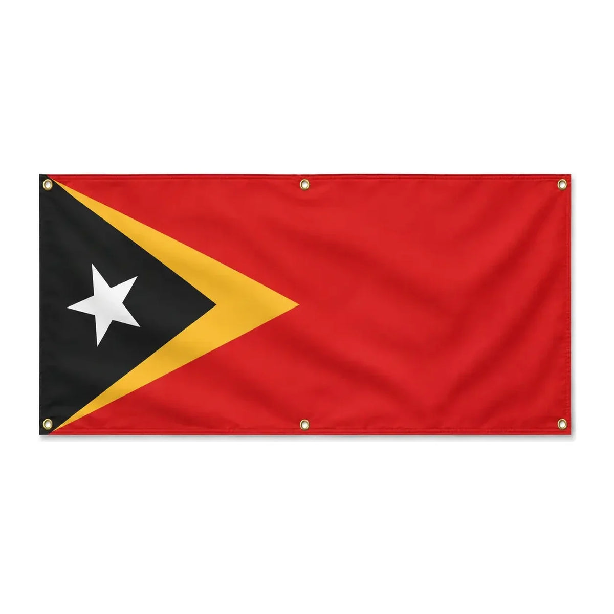 Drapeau timor oriental polyester résistant aux intempéries