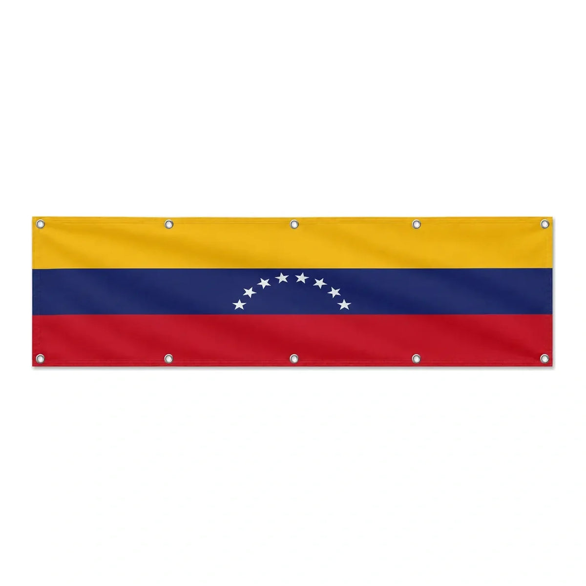 Drapeau du Venezuela grand format XL en polyester avec dix œillets