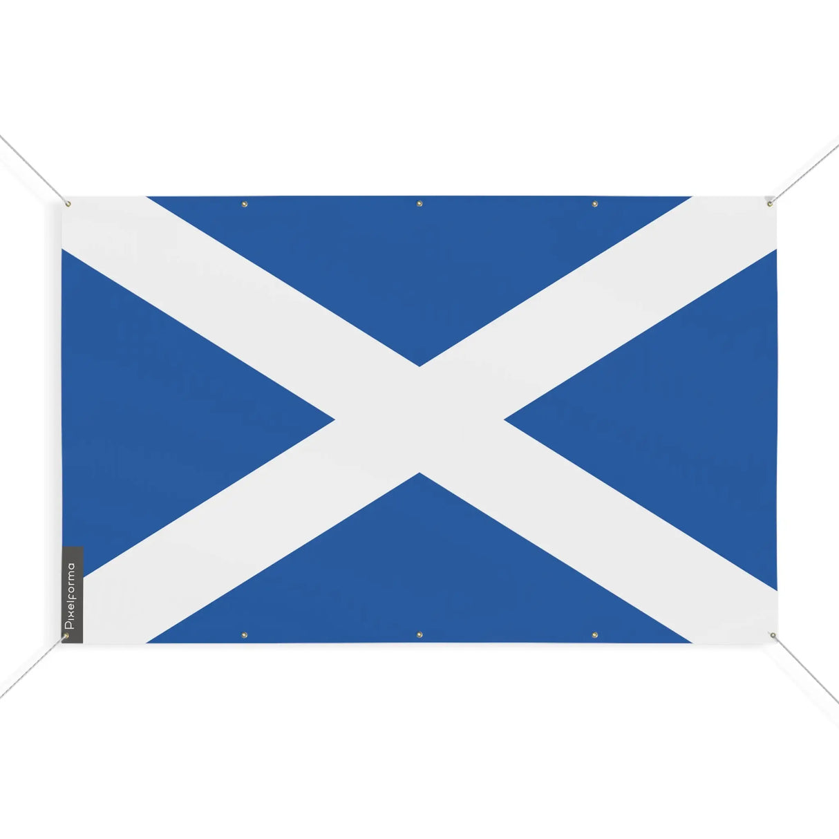 Drapeau écosse polyester résistant onze œillets jardin