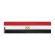 Drapeau égypte polyester résistant pour usage extérieur