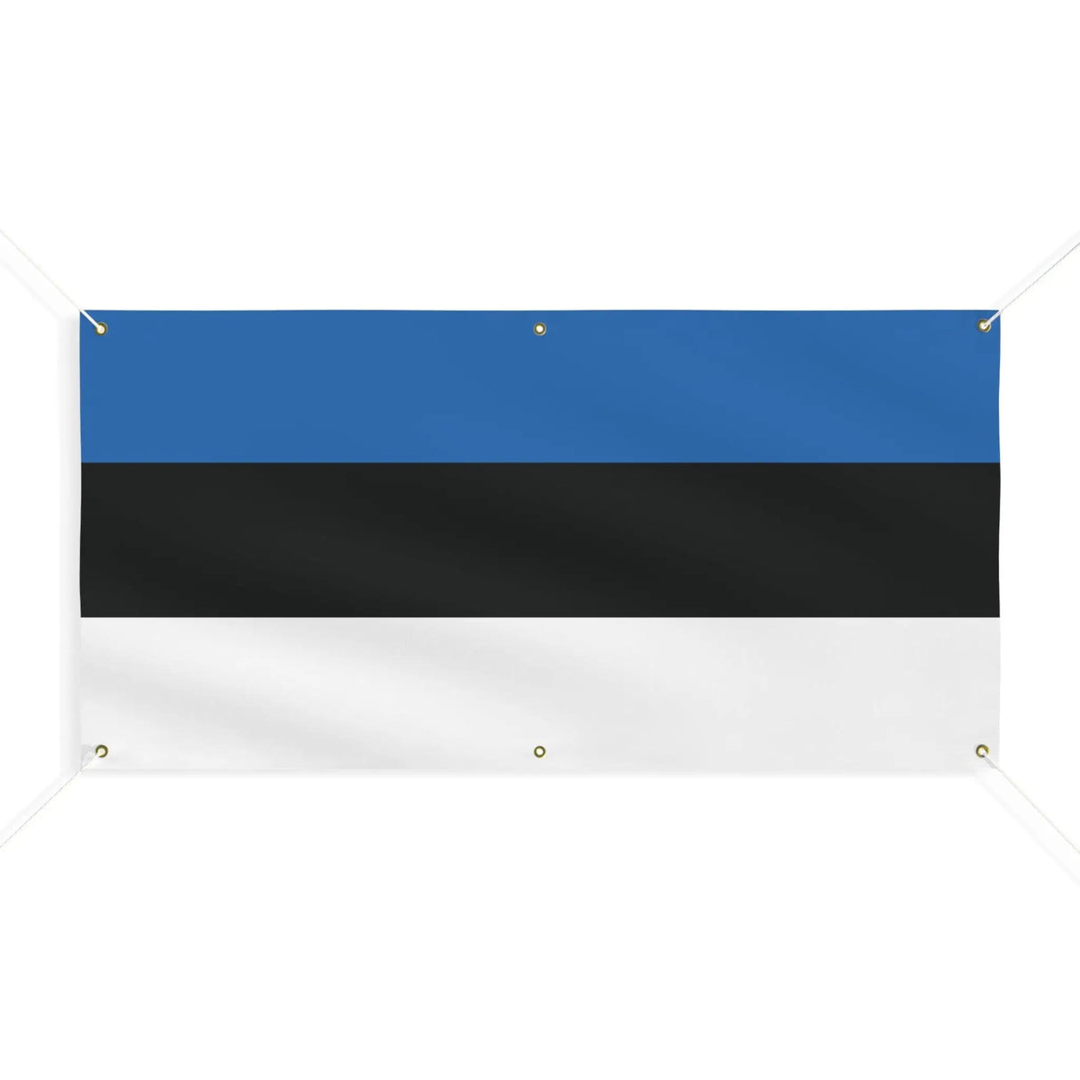Drapeau estonie polyester résistant usage extérieur durable