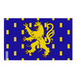 Drapeau franche-comté polyester résistant double ourlet