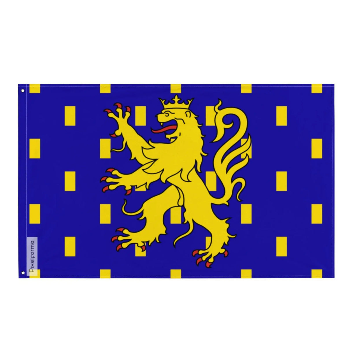 Drapeau franche-comté polyester résistant double ourlet