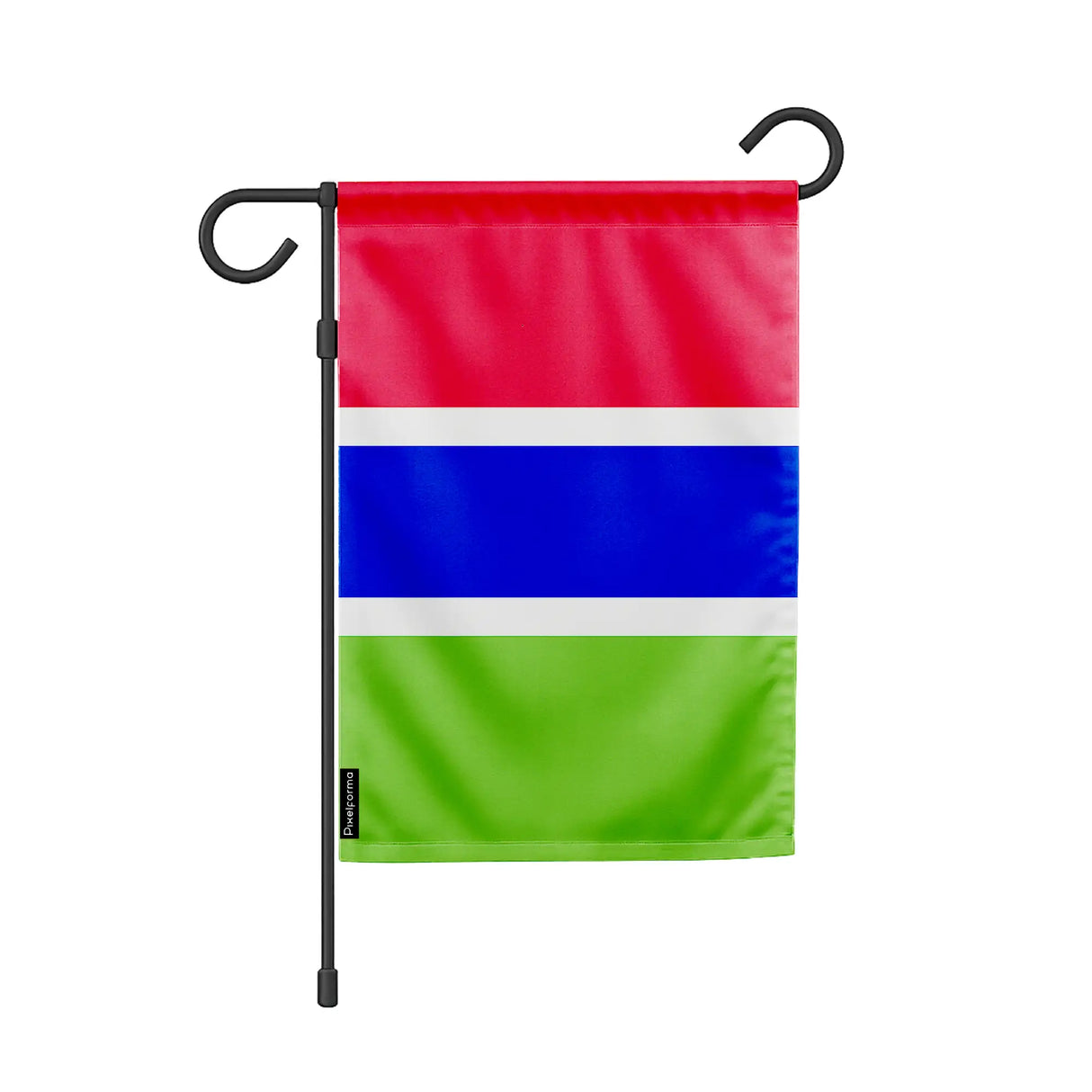 Drapeau gambie jardin en polyester couleurs vibrantes
