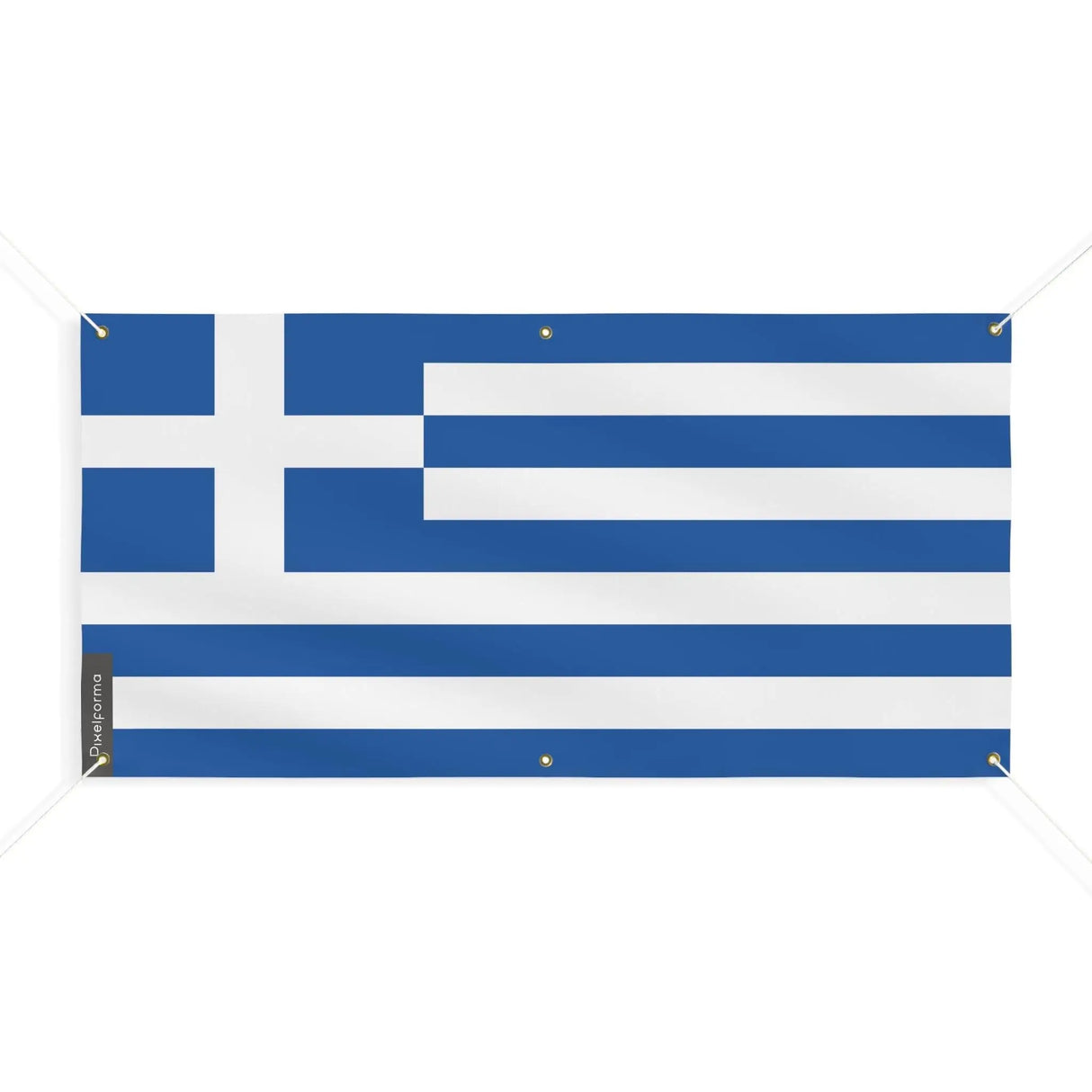 Drapeau grèce en polyester résistant aux intempéries