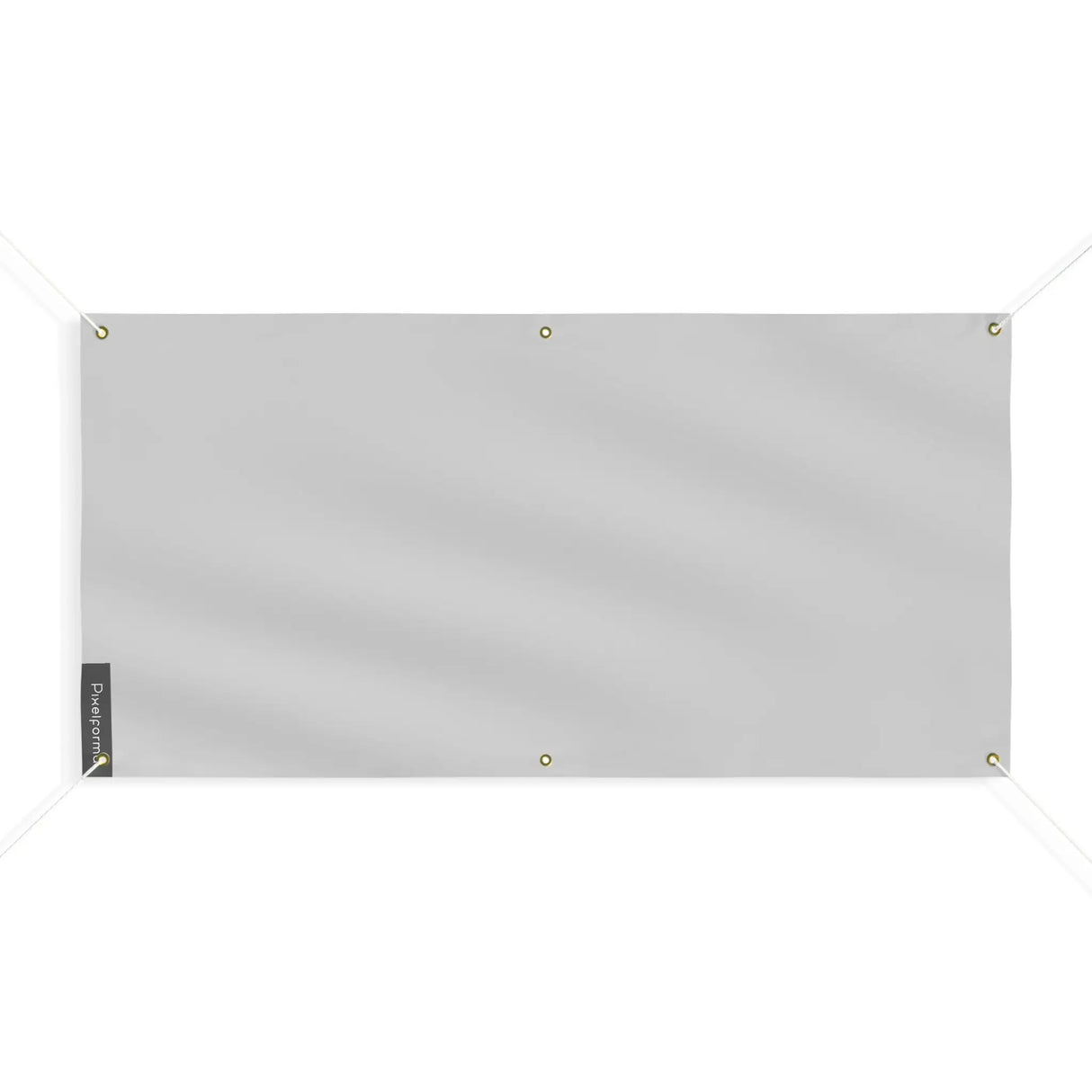 Drapeau gris clair france polyester œillets résistants