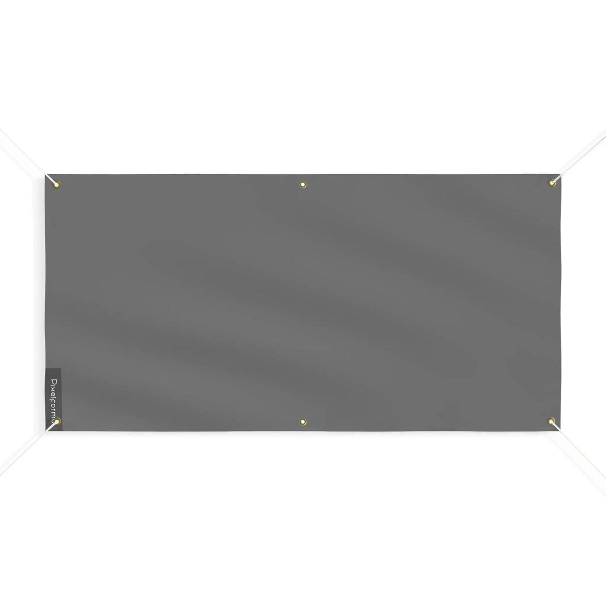 Drapeau gris foncé france en polyester résistant intempéries