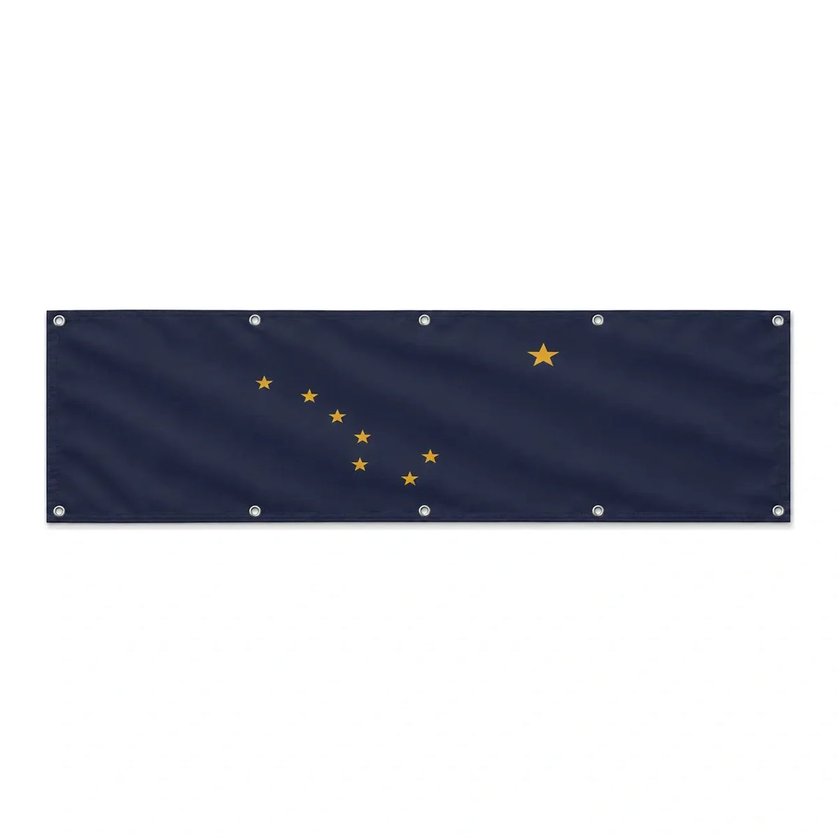 Drapeau Gris Noir grand format XL en polyester avec dix œillets