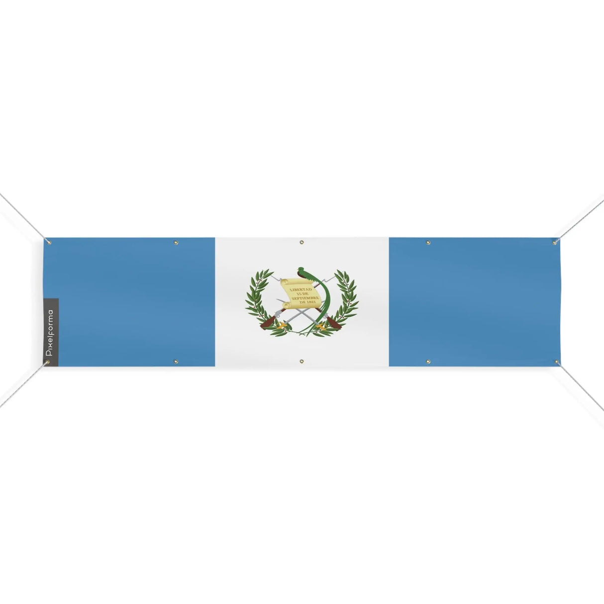 Drapeau guatemala polyester résistant aux intempéries