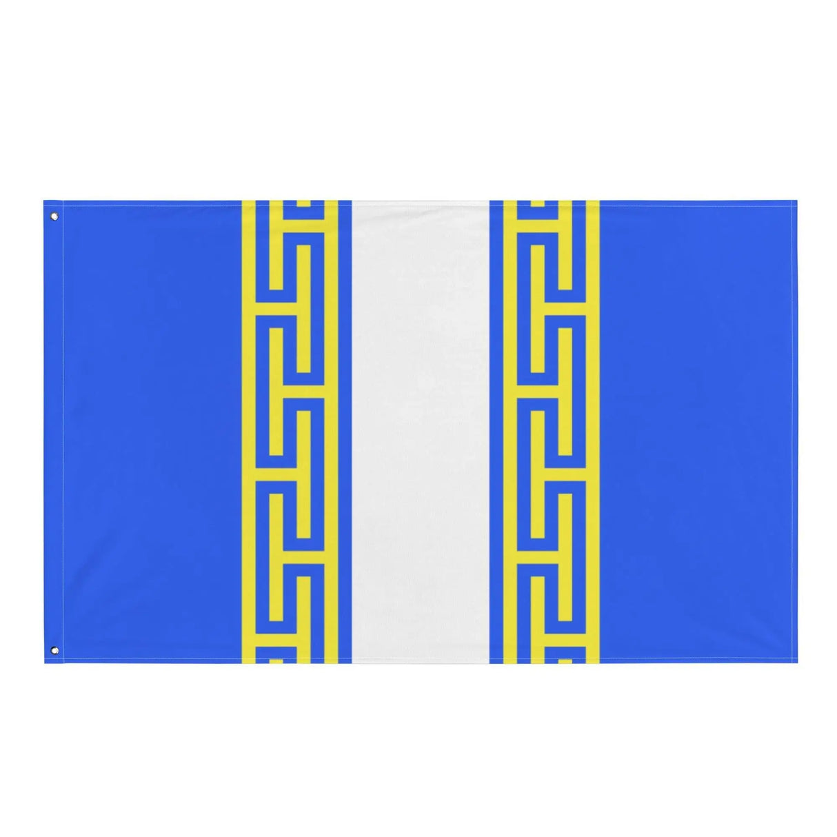 Drapeau haute-marne polyester résistant œillets à gauche