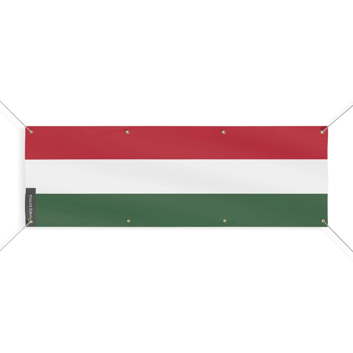 Drapeau hongrie polyester résistant pour extérieur durable