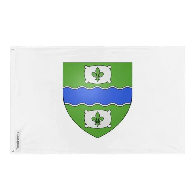 Drapeau huntingdon polyester résistant œillets à gauche