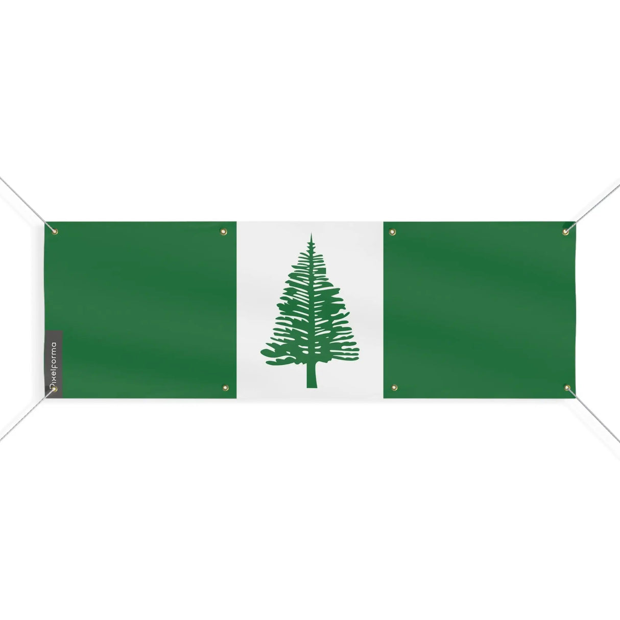 Drapeau île norfolk polyester résistant aux intempéries