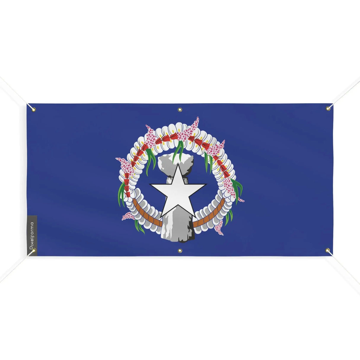 Drapeau îles mariannes du nord polyester résistant intempéries