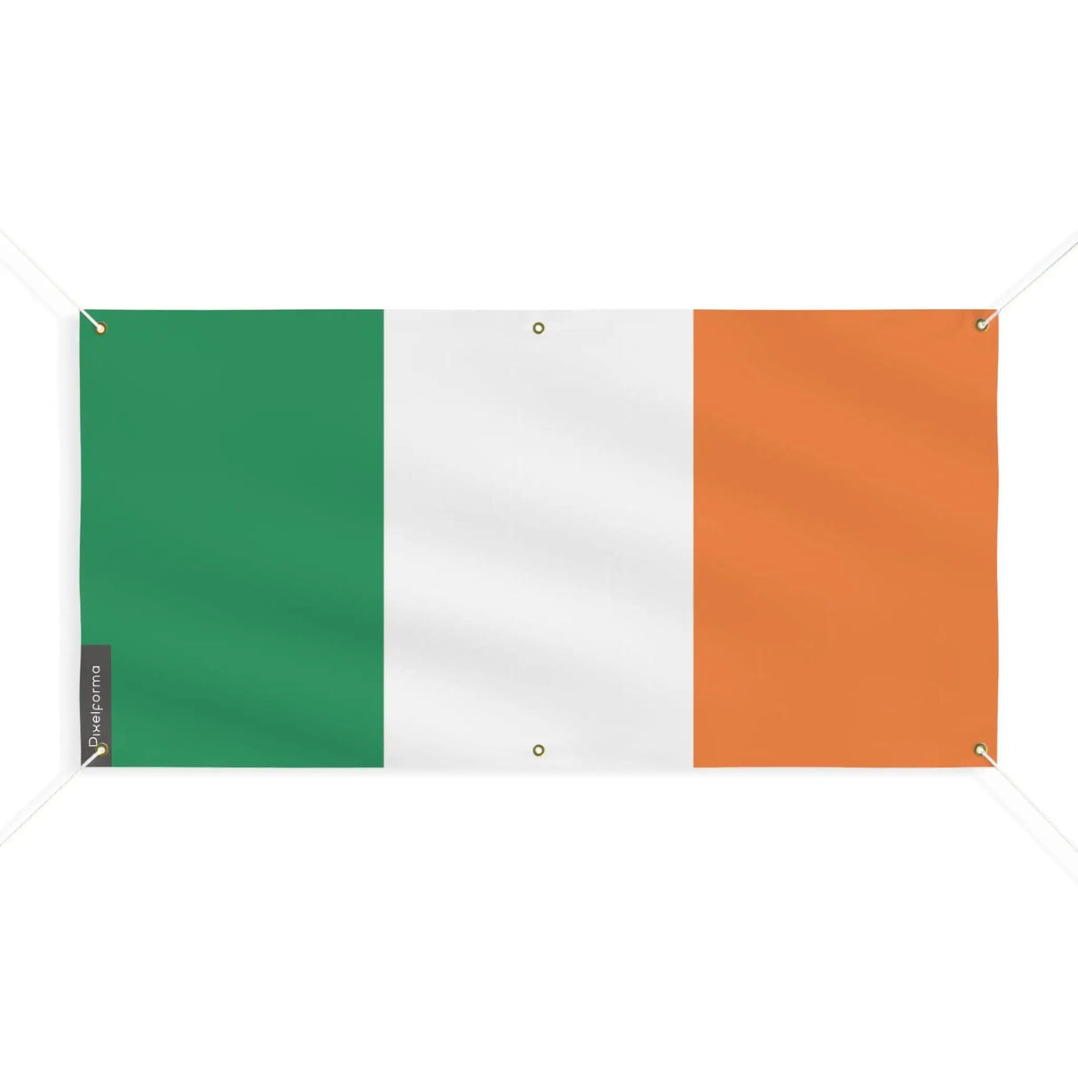 Drapeau irlande polyester résistant avec 6 œillets