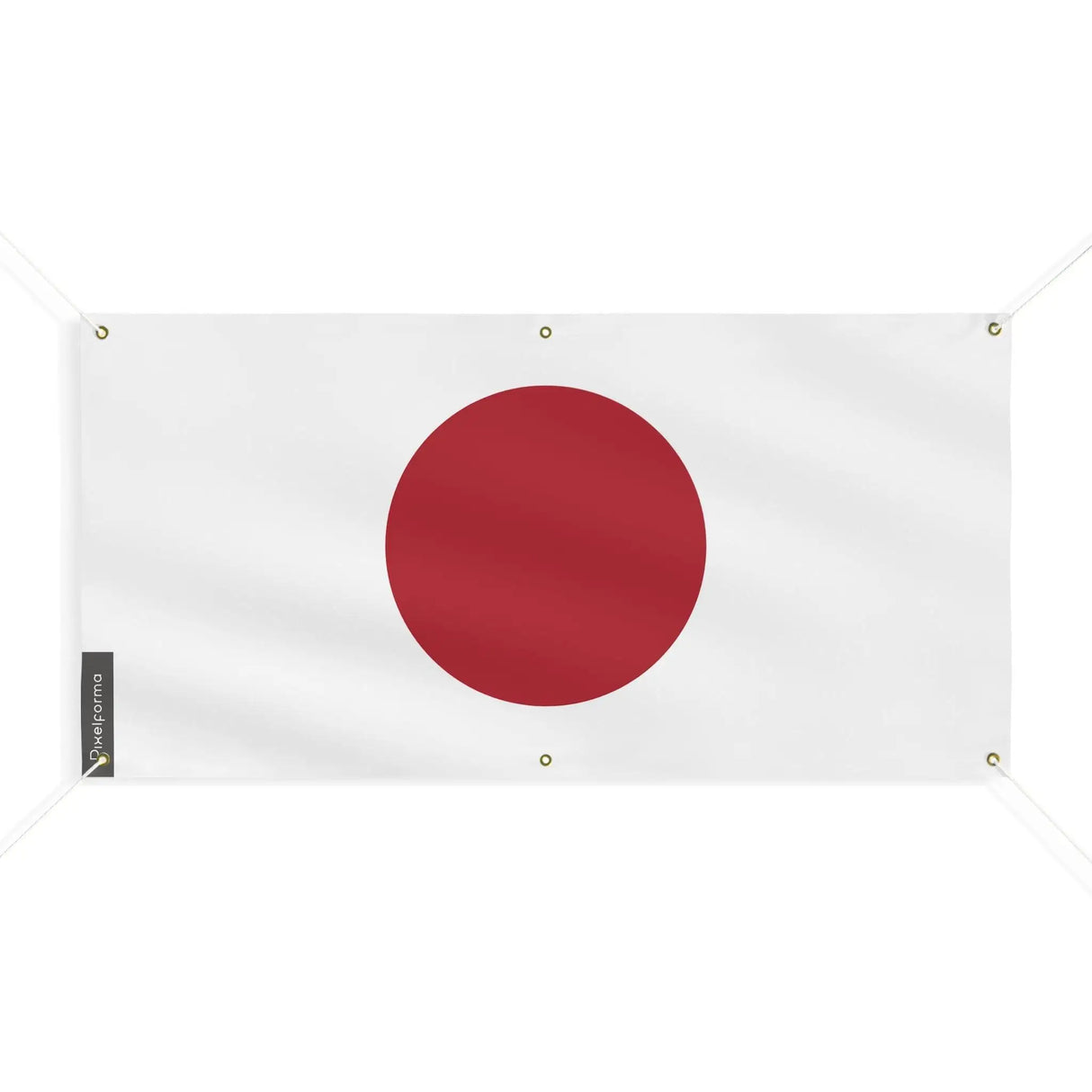 Drapeau japon en polyester résistant avec œillets renforcés