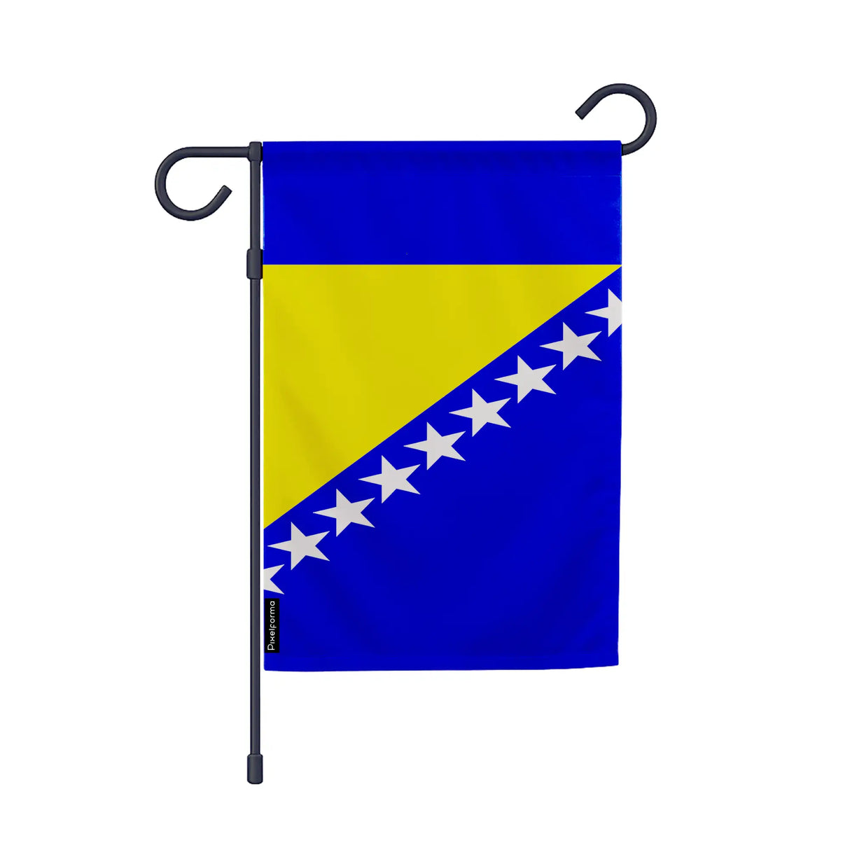 Drapeau jardin bosnie-herzégovine polyester résistant