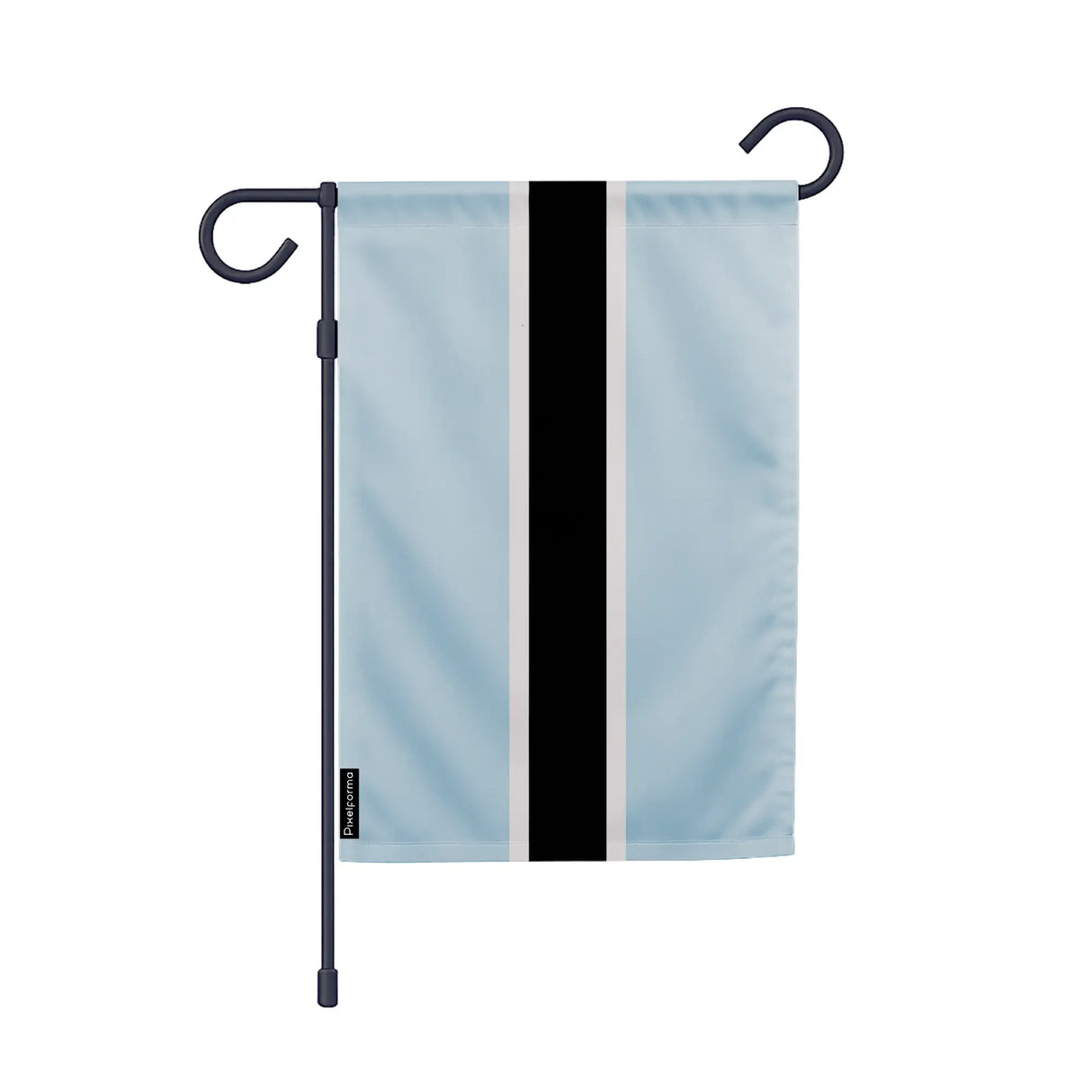 Drapeau jardin botswana en polyester résistant intempéries